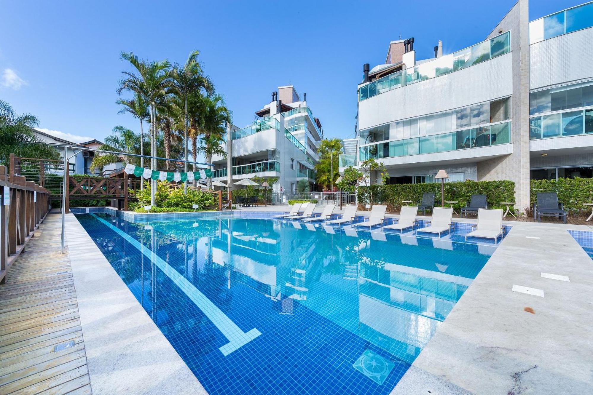 Varandas Do Atlantico 101A - Excelente Apartamento Em Condominio De Luxo A Beira Mar - Piscina Climatizada - Academia - Бомбиньяс Экстерьер фото